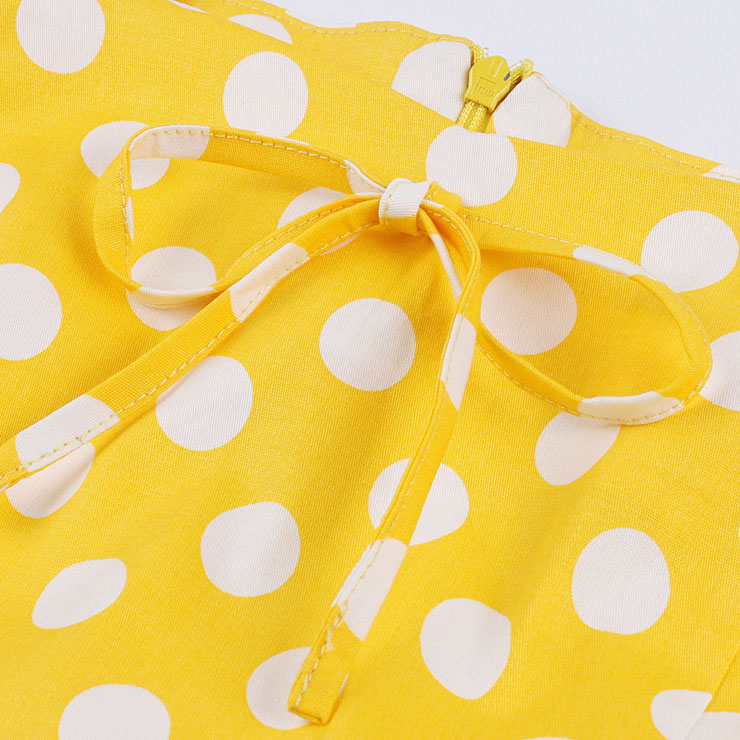 Vintage Dresses for Women, Sexy Dresses for Women Cocktail Party, Casual Vintage Polka Dot Printed Dress, Strappy Swing Daily Dress, Women