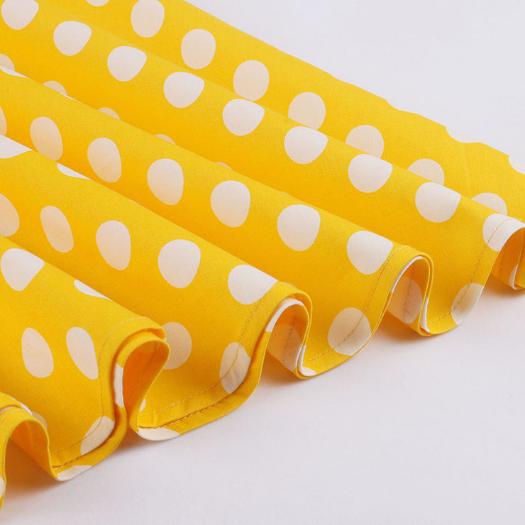 Vintage Dresses for Women, Sexy Dresses for Women Cocktail Party, Casual Vintage Polka Dot Printed Dress, Strappy Swing Daily Dress, Women