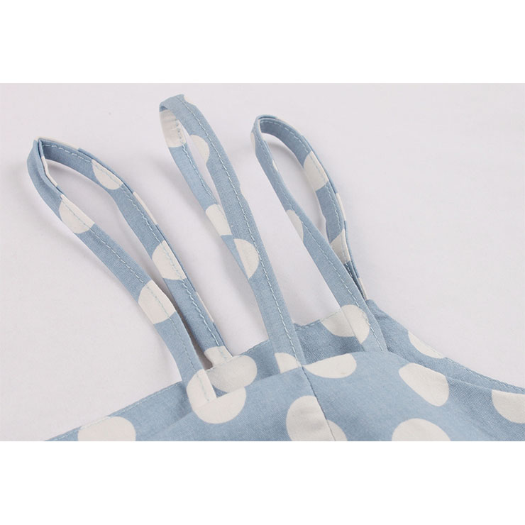 Vintage Dresses for Women, Sexy Dresses for Women Cocktail Party, Casual Vintage Polka Dot Printed Dress, Strappy Swing Daily Dress, Women