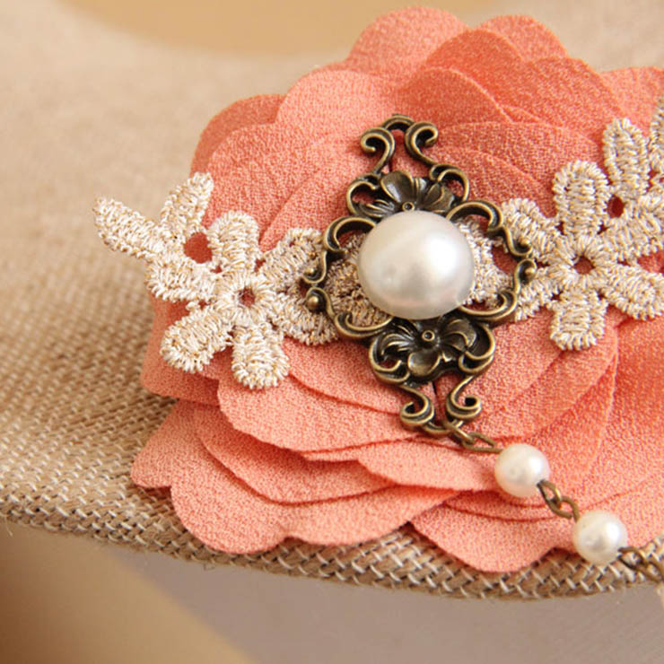 Victorian Vintage Style Bracelet, Vintage Bracelet for Women, Vintage Style Beige Embroidery Bracelet, Cheap Pearl Wristband, Victorian Bride Pearl Bracelet, Fashion Bride Bracelet with Ring, #J17914
