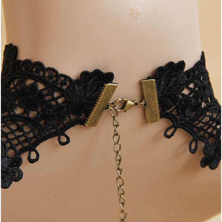 Vintage Style Necklace, New Gothic Necklace, Beaded Necklace, Lace Necklace, Cheap Punk Chocker, Victorian Necklace, #J12055