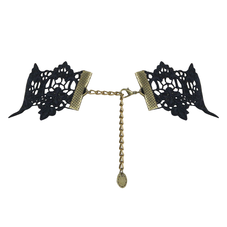 Vintage Style Necklace, New Gothic Necklace, Gem Necklace, Lace Necklace, Cheap Punk Chocker, Victorian Necklace, #J12061