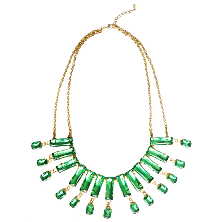 Vintage Style Necklace, New Gothic Necklace, Boho Crystal Rhinestone Necklace, #J7434
