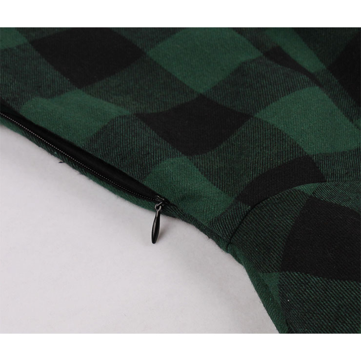 Elegant Checkered Swing Dress, Retro Tartan Dresses for Women 1960, Vintage Dresses 1950