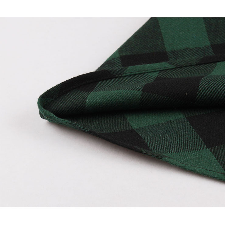 Elegant Checkered Swing Dress, Retro Tartan Dresses for Women 1960, Vintage Dresses 1950