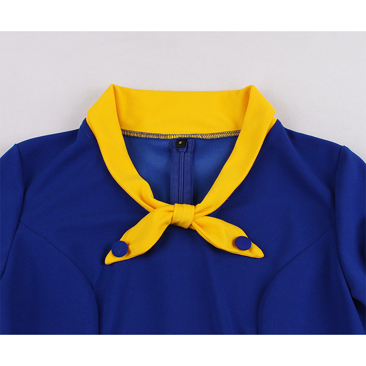 Vintage Lapel Dress, Fashion Casual Office Lady Dress, Sexy Party Dress, Retro Party Dresses for Women 1960, Vintage Dresses 1950