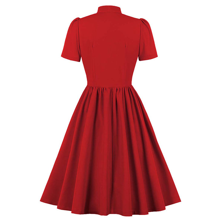 Vintage Tea Party Dress, Vintage Cocktail Party Dress, Fashion Casual Office Lady Dress, Sexy Party Dress, Retro Party Dresses for Women 1960, Vintage Dresses 1950