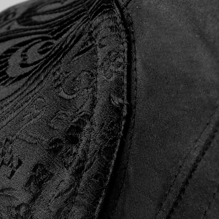 Cheap Corset for Womens, Waist Cincher Corset, Steel Boned Corset, Black Underbust Corset, Brocade Underbust Corset, Women