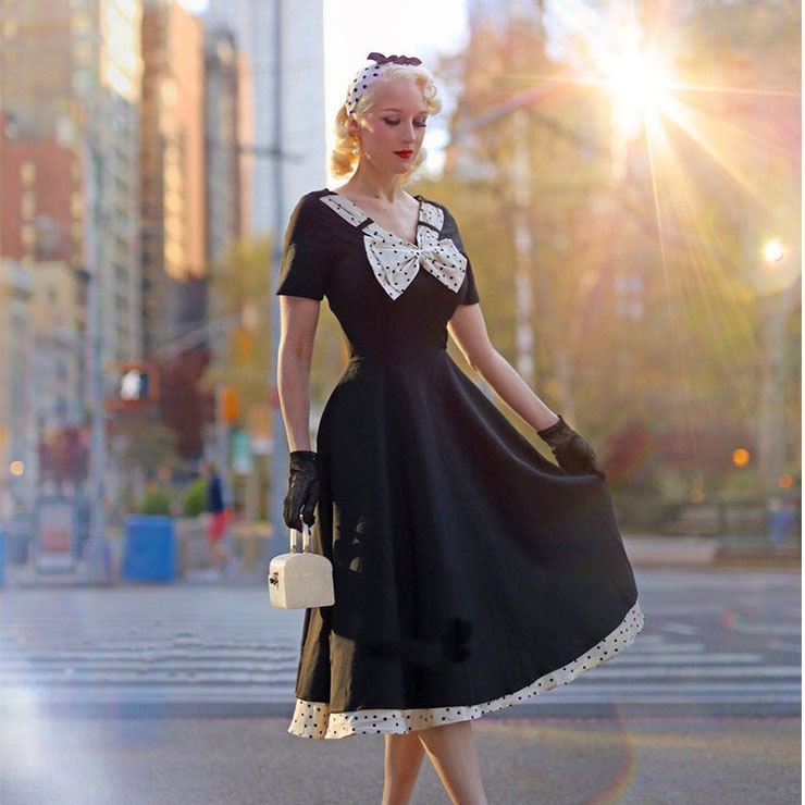 Retro Dresses for Women 1960, Vintage Dresses 1950