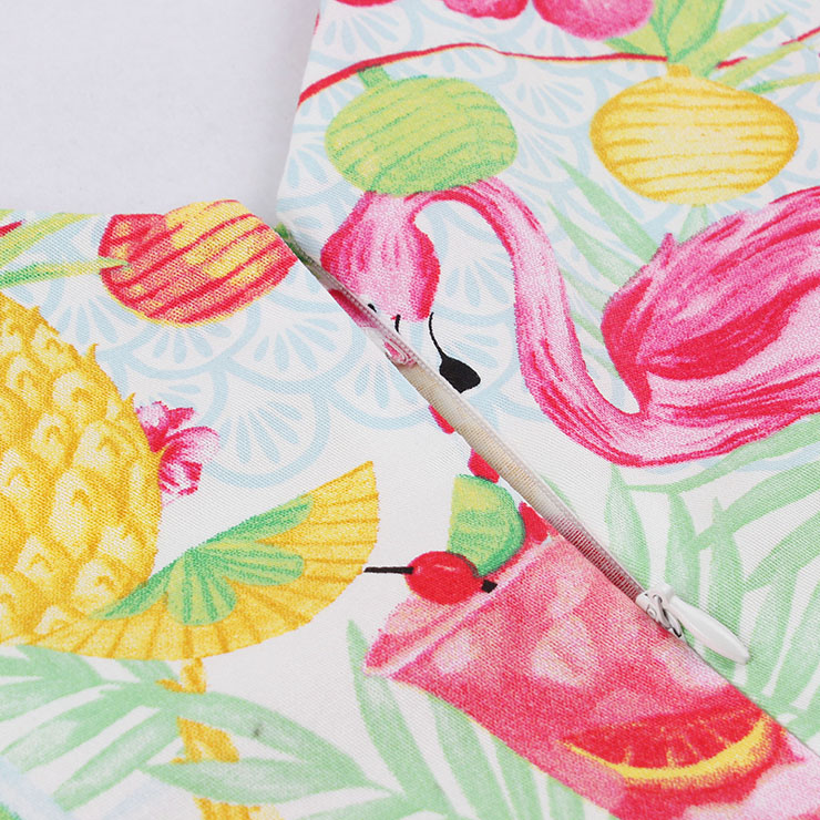 Vintage Dresses for Women, Cocktail Party Dress, Vintage Sleeveless Tank Dresses, A-line Cocktail Party Swing Dresses, Floral Print Vintage Dress, V Neck Vintage Dress, #N15421