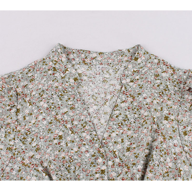 Retro Floral Print Dresses for Women 1960, Vintage 1950