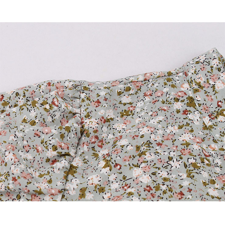 Retro Floral Print Dresses for Women 1960, Vintage 1950