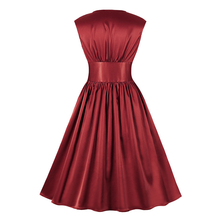 Summer Swing Dress, Retro Dresses for Women 1960, Vintage Dresses 1950