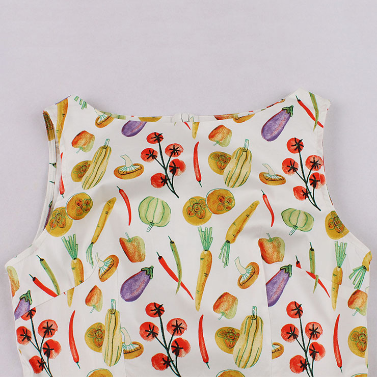 Cute Summer Swing Dress, Retro Dresses for Women 1960, Vintage Dresses 1950