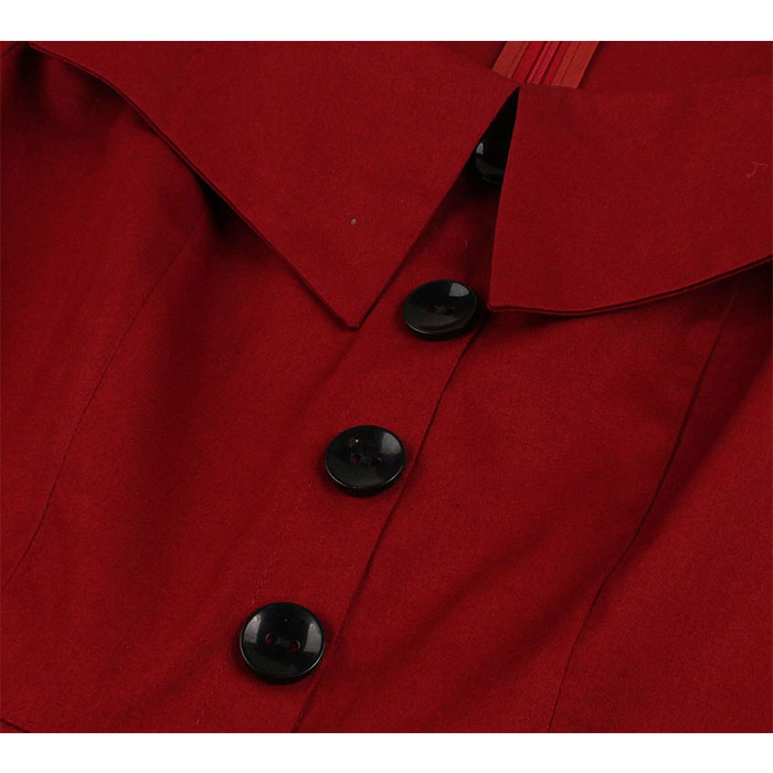 Retro Wine Red Midi Dress, Vintage Dresses for Women, Sexy Dresses for Women Cocktail Party, Vintage High Waist Dress, Short Sleeves Swing Dress, High Waist Short Sleeves Swing Daily Dress, Vintage Wine Red Party Dress, #N18491