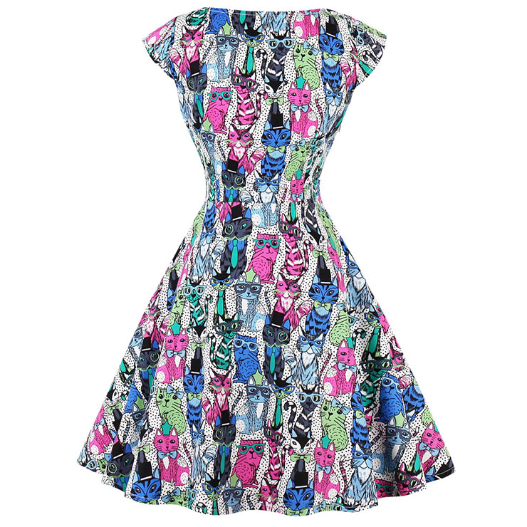 Retro Dresses for Women 1960, Vintage Dresses 1950