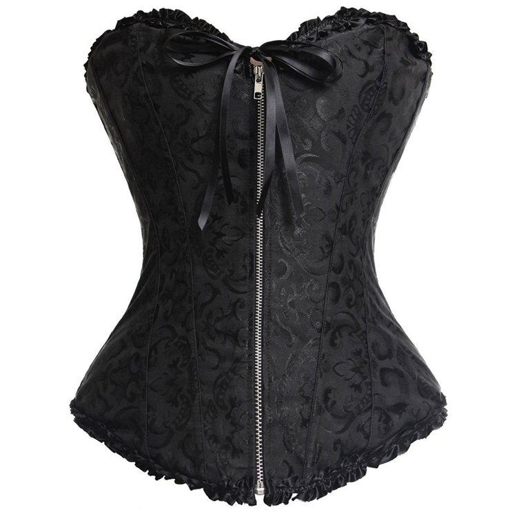 Strapless corset, front zipper Corset, Sexy Corsets, #N2263
