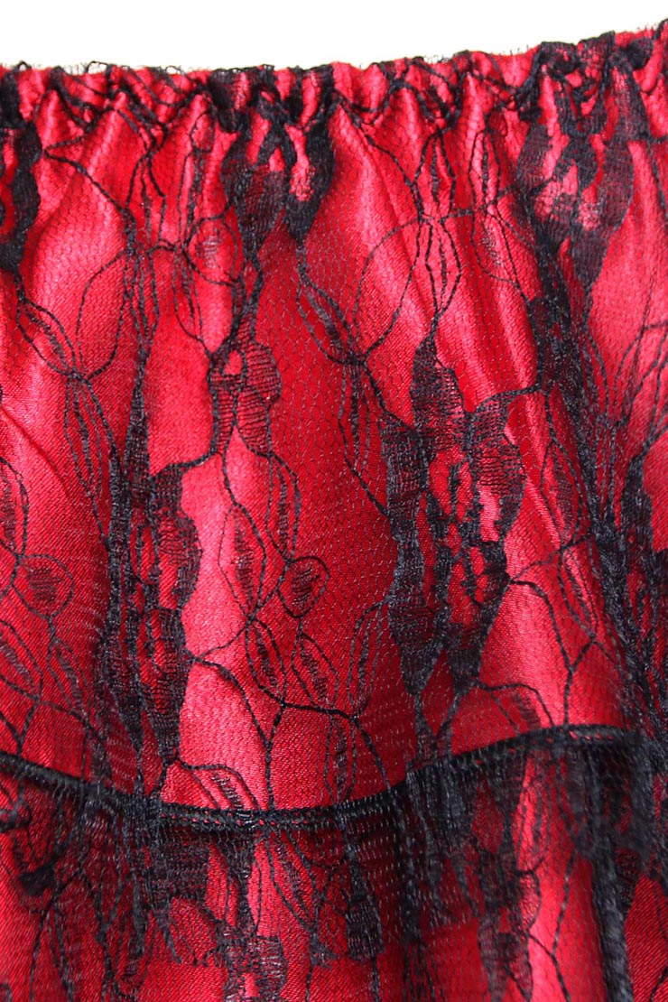 red mini Skirt, sexy Skirt, Petticoat, Corsets Skirt,#HG1903