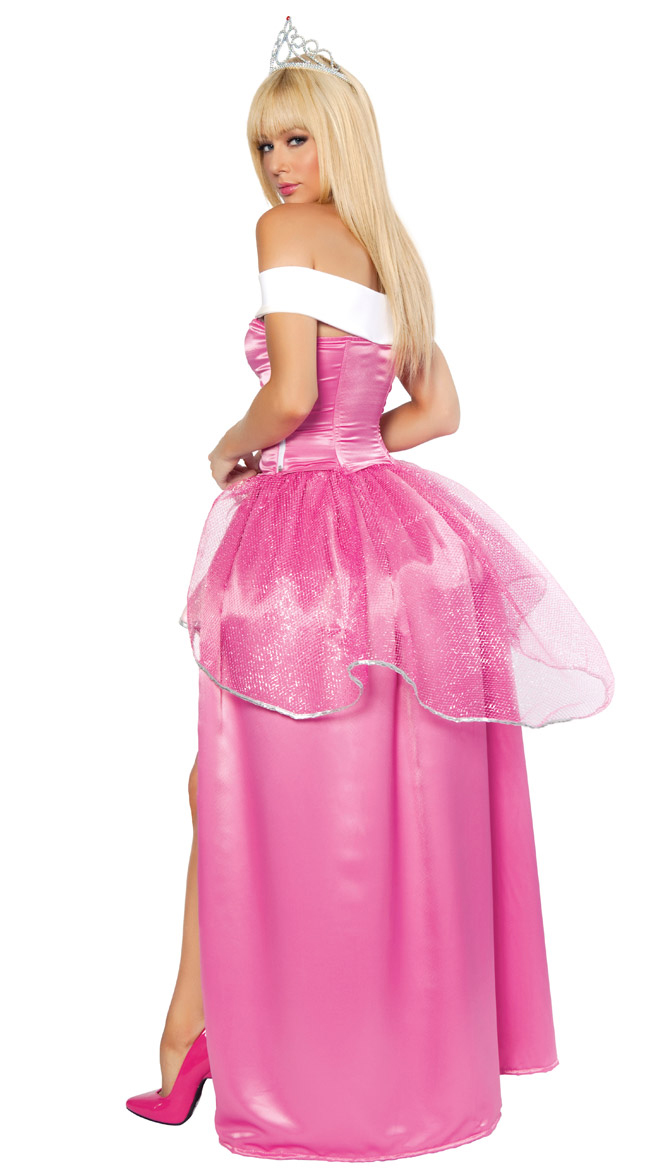 Deluxe Beauty Costume, Pink Beauty Costume, Pink Princess Costume, Womens Sleeping Beauty Costume, #N1575